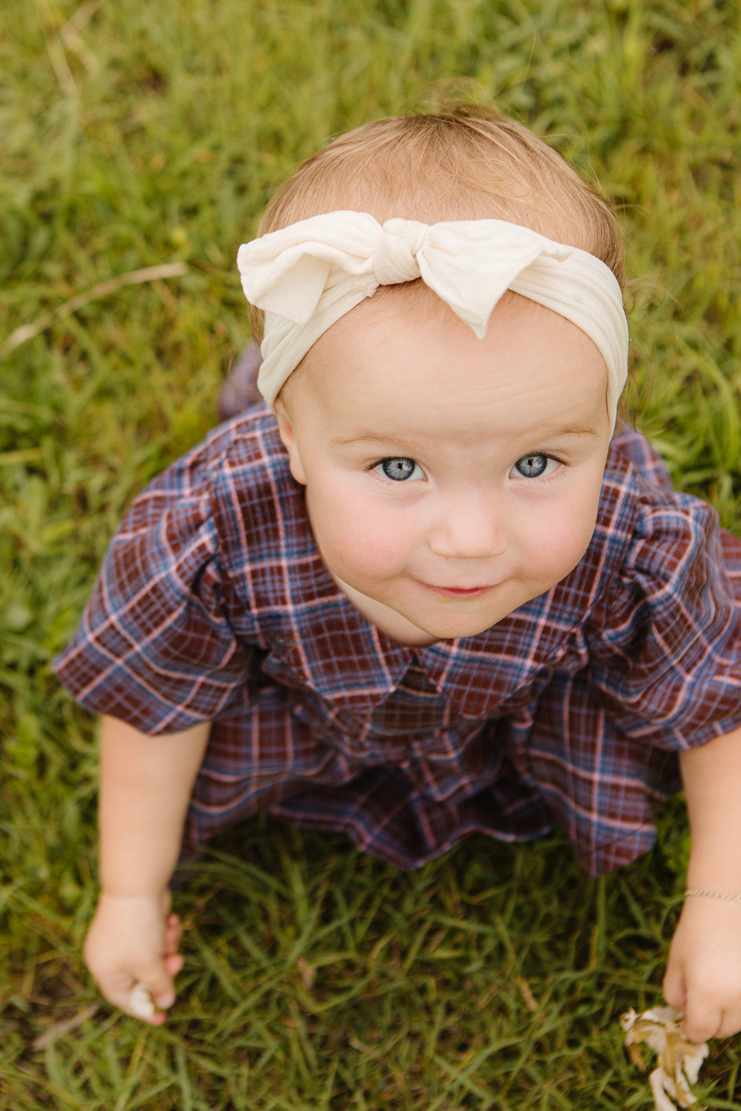 Baby Virginia Dress Set in Plaid