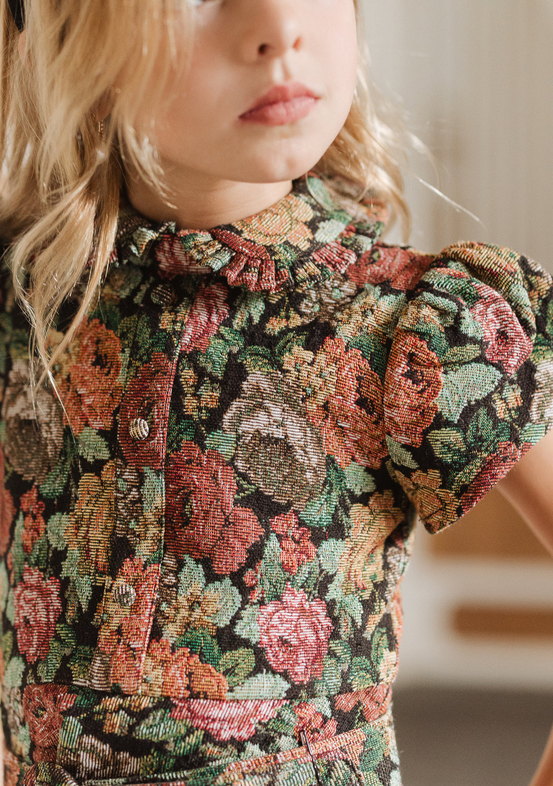 Mini Remi Dress in Moody Floral