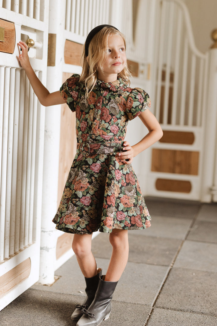 Mini Remi Dress in Moody Floral