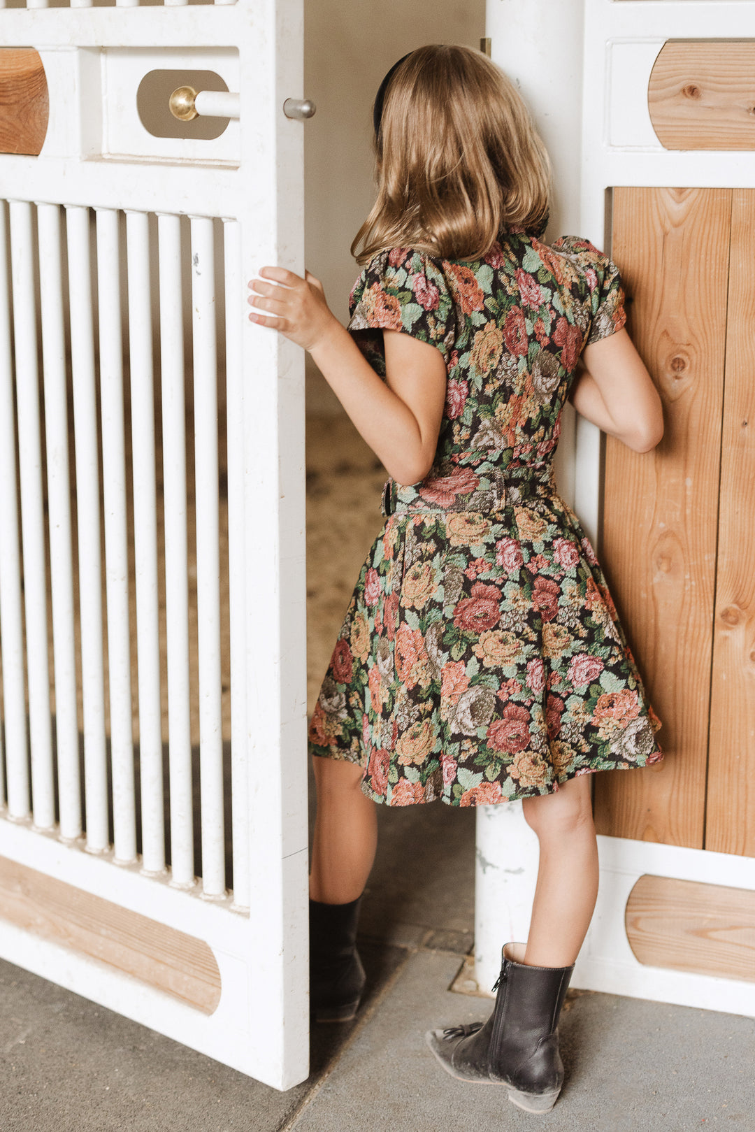 Mini Remi Dress in Moody Floral