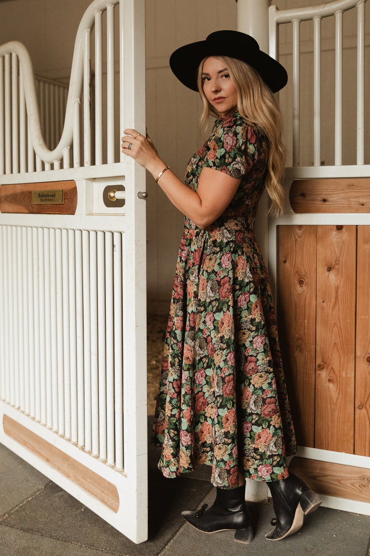 Remi Dress in Moody Floral