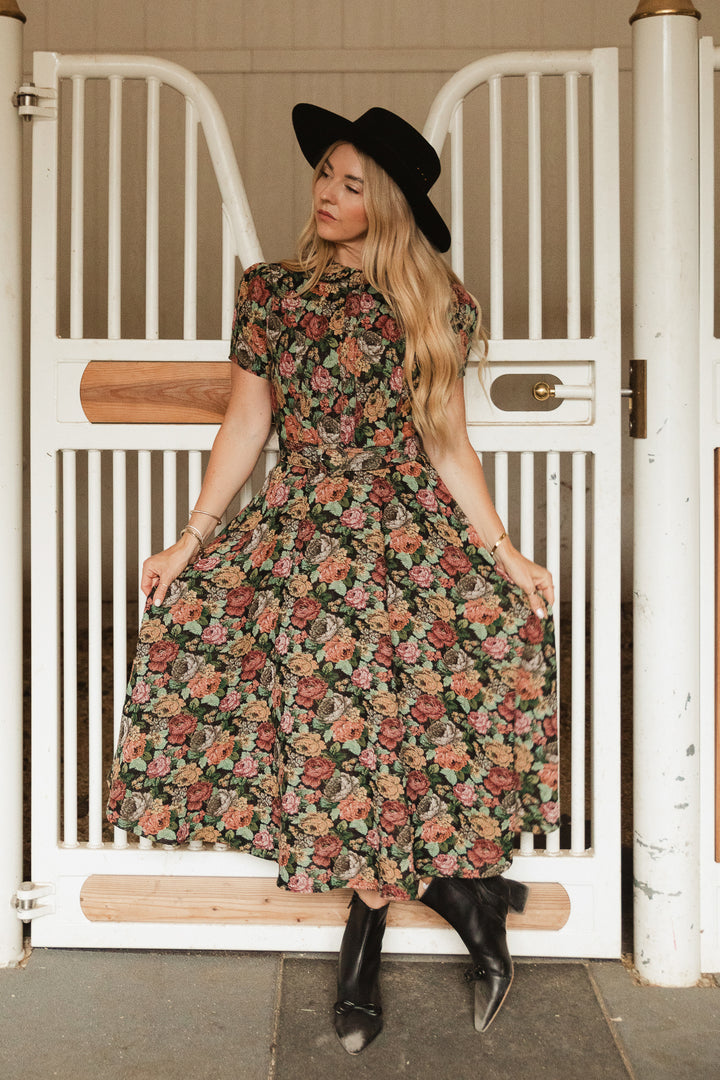 Remi Dress in Moody Floral