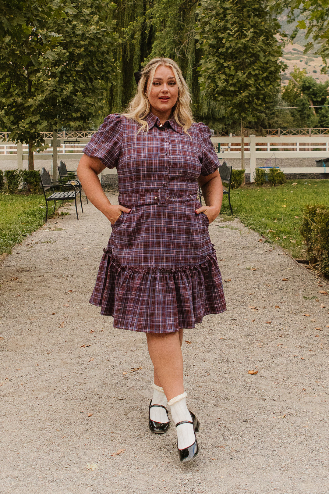 Virginia Dress in Plaid