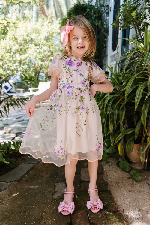 Mini Flora Dress in Pastels