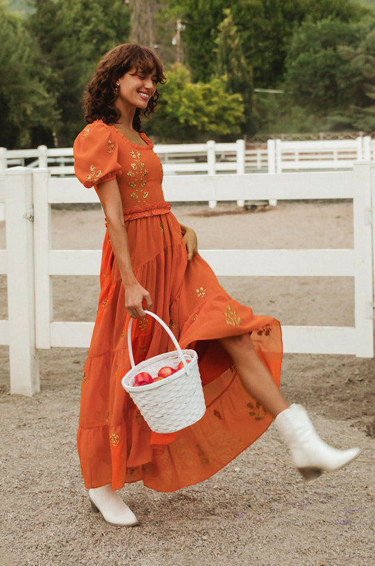 taylor swift orange dress Folklore Dress – Ivy City Co
