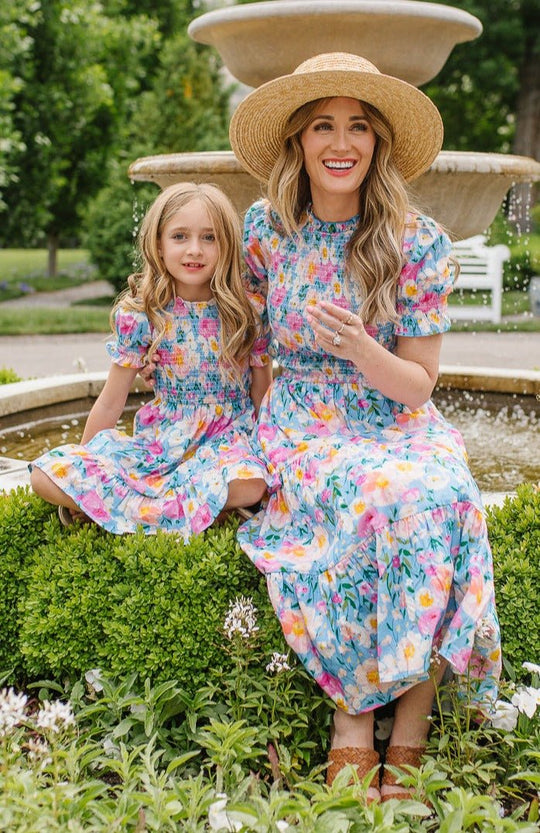 Delia Dress in Blue
