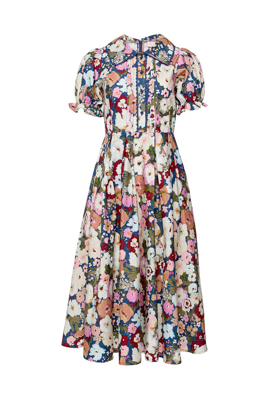 Sophia Dress in Midnight Garden