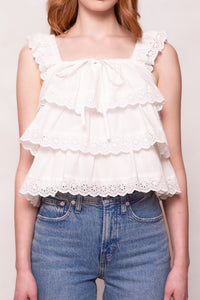 Betty Blouse in White