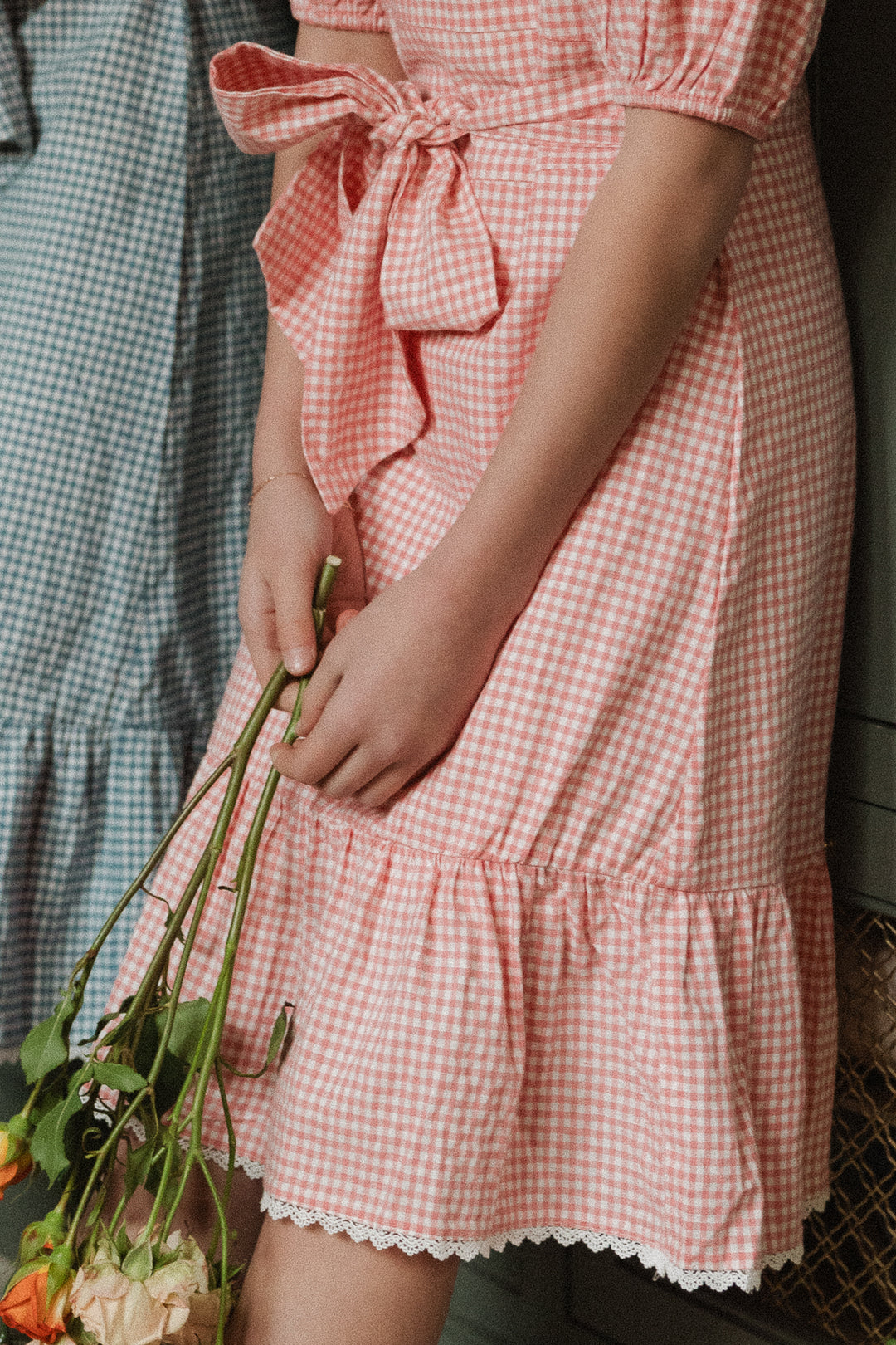 Mini Hannah Dress in Pink Gingham