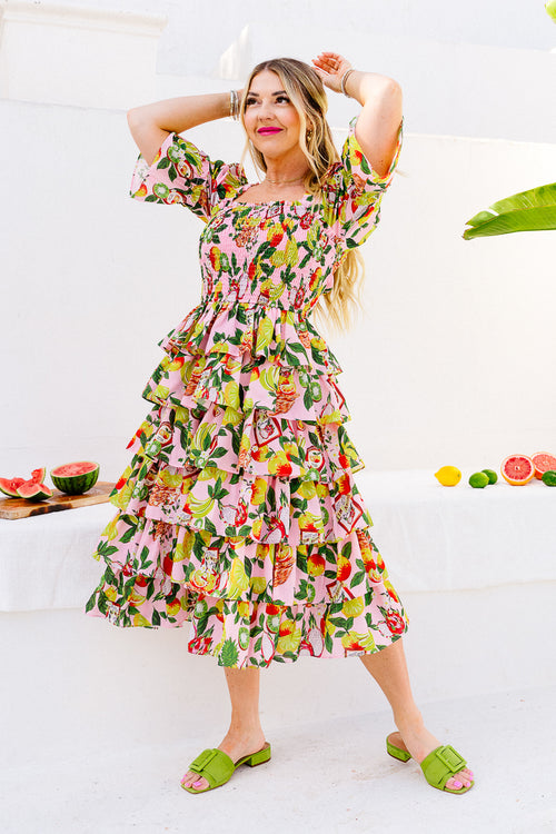 Harmony Dress in Tropical Paradise - FINAL SALE