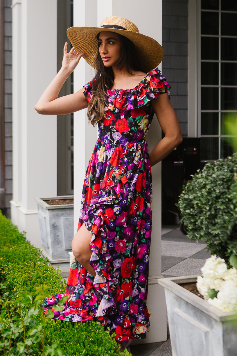 Outlet Dress Bohemian Floral Dorman 1X