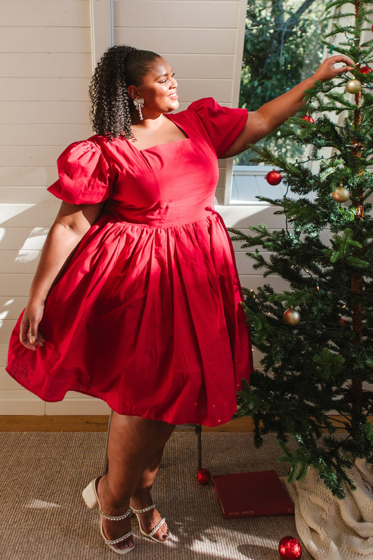 Cupcake Dress in Red