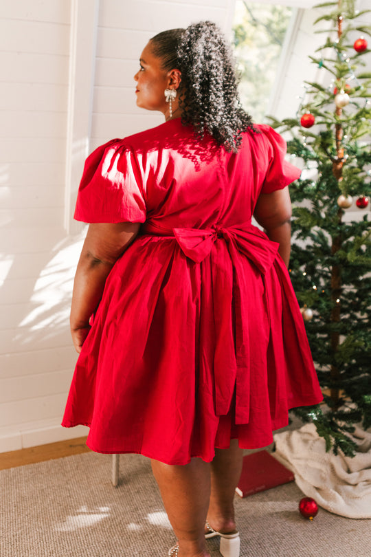 Cupcake Dress in Red