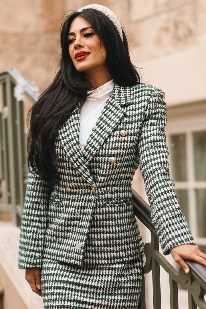 Park Ave Blazer in Green - FINAL SALE