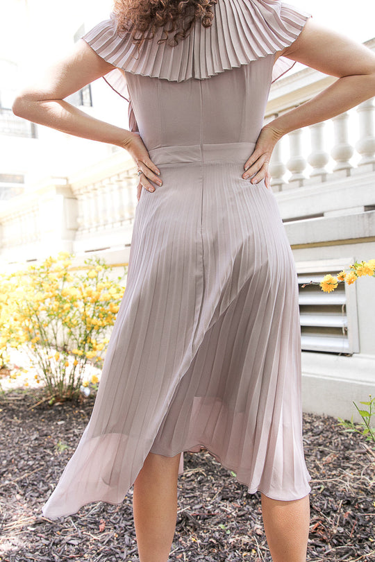 Alice Dress in Pale Plum