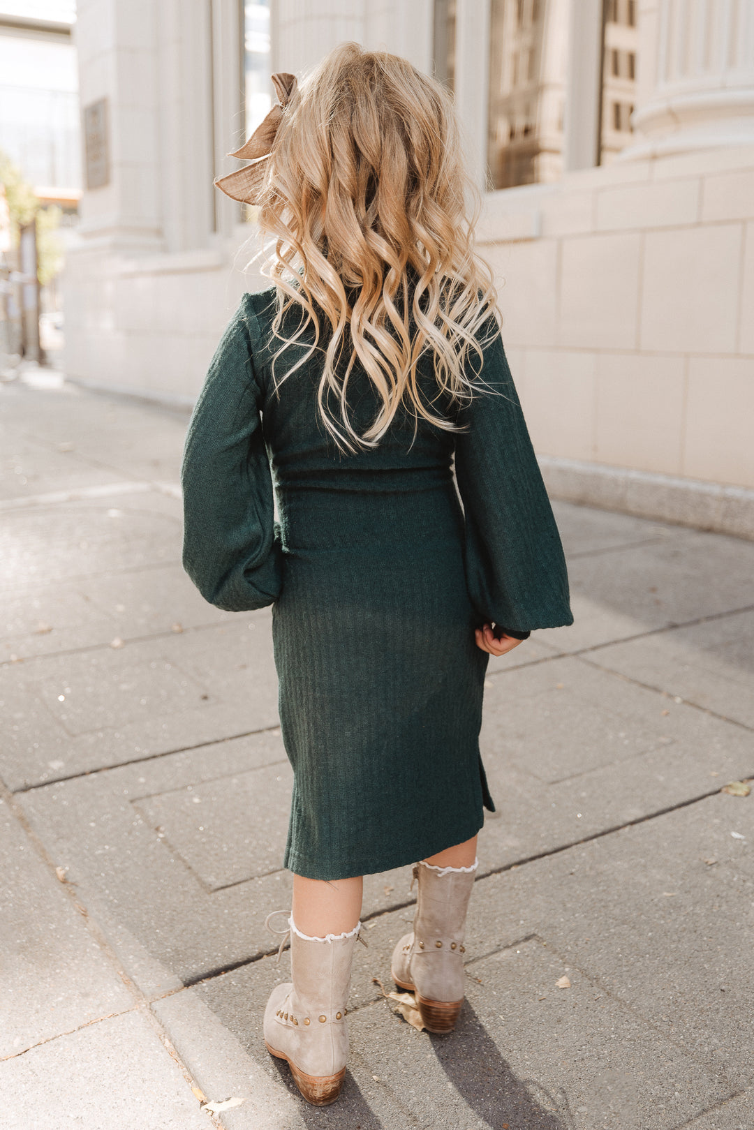 Mini Jensen Dress in Green