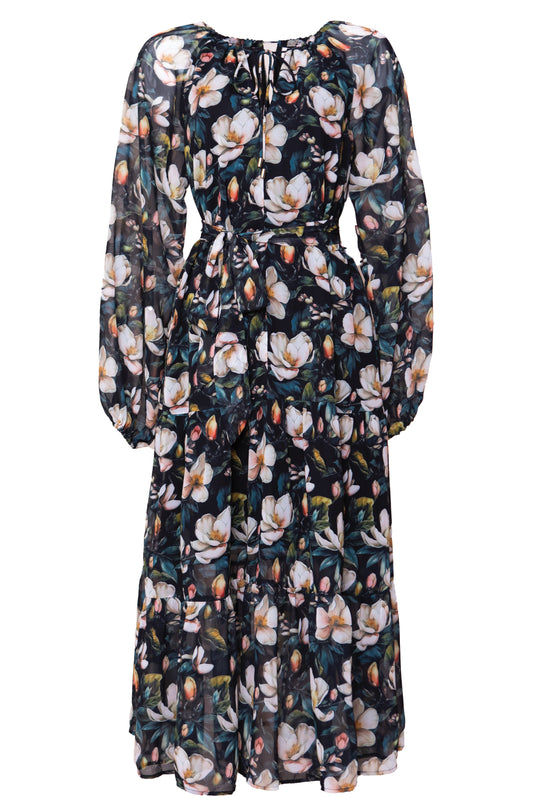 Imogen Dress in Moody Magnolia