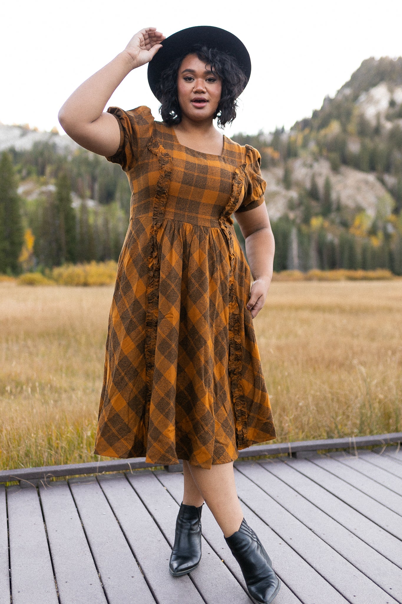 Kimball Dress in Plaid FINAL SALE Ivy City Co