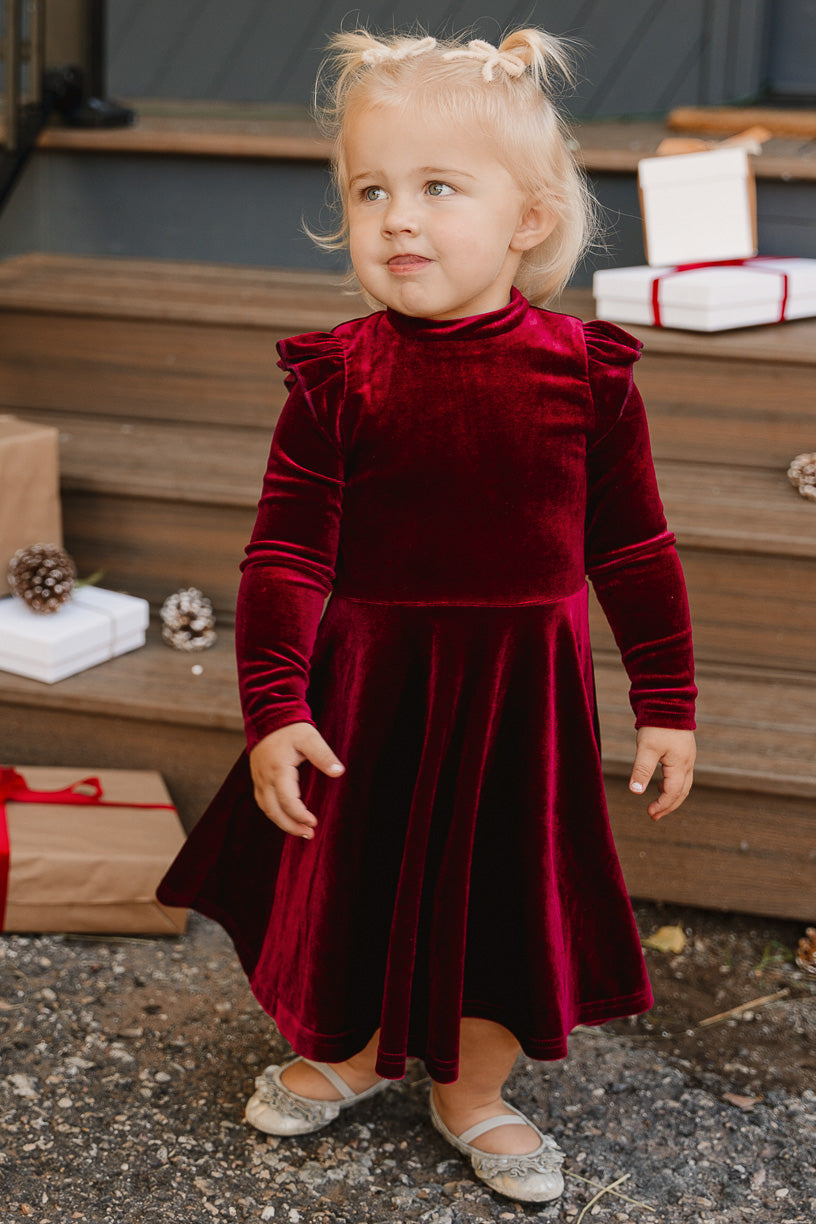 Wine baby dress sale