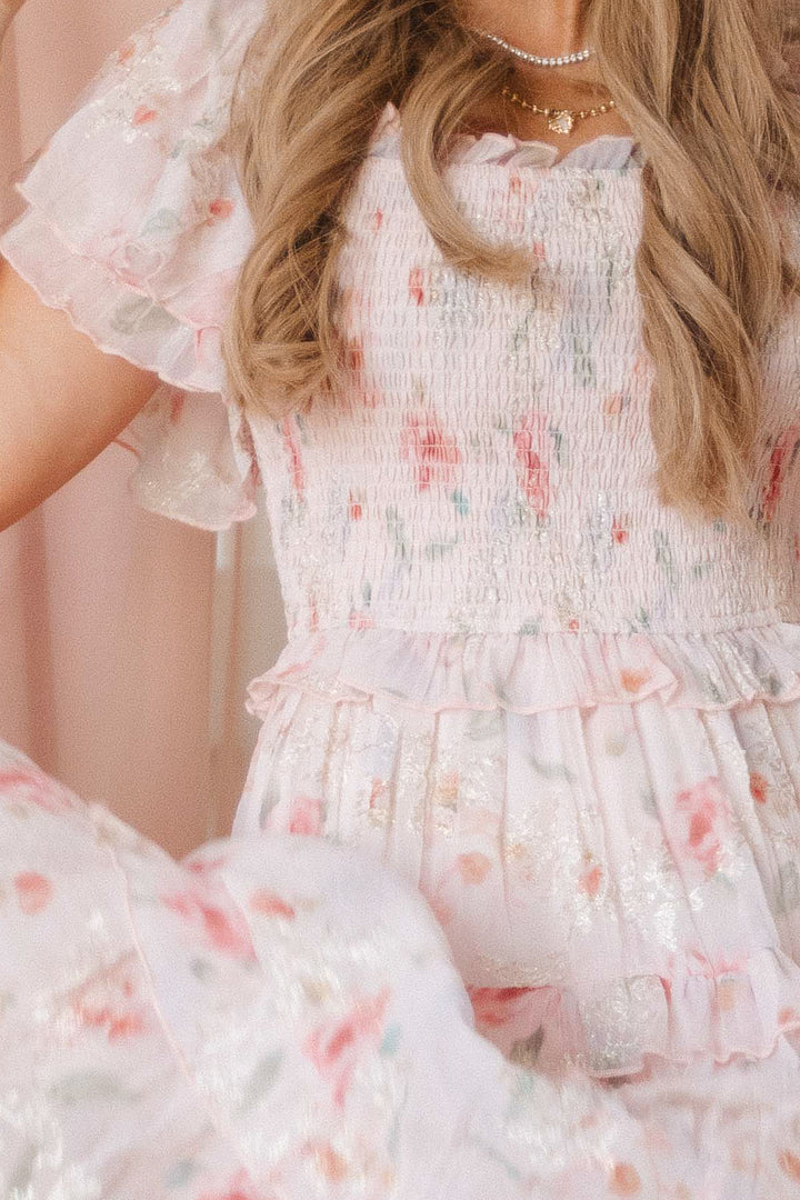 Winnie Dress in Pink Floral