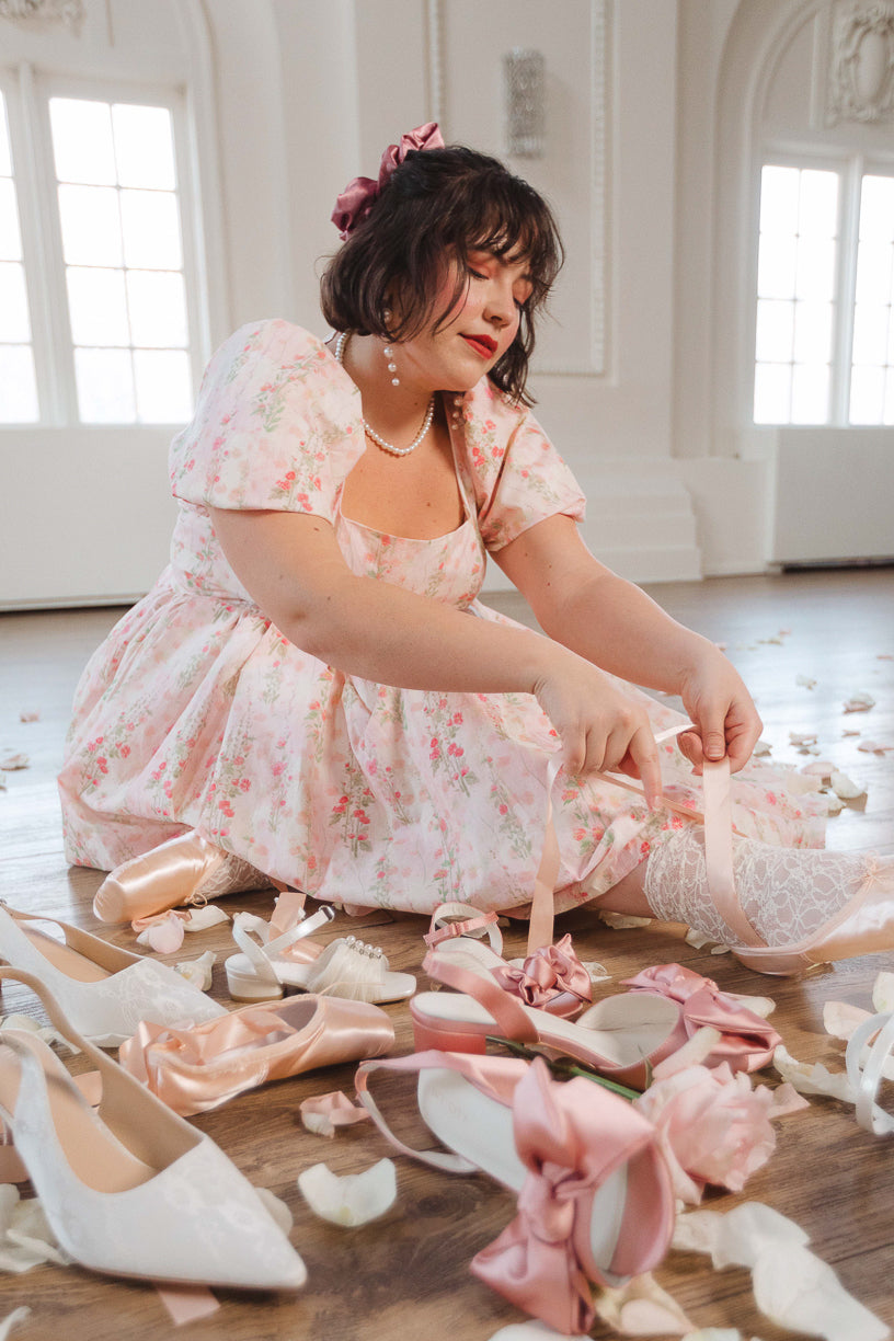 Cupcake Dress in Pink Floral