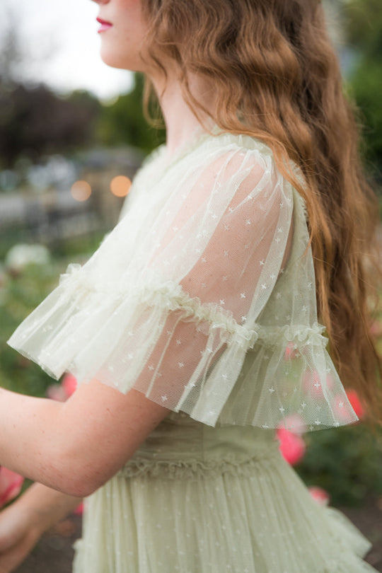 Whimsical Dress in Sage