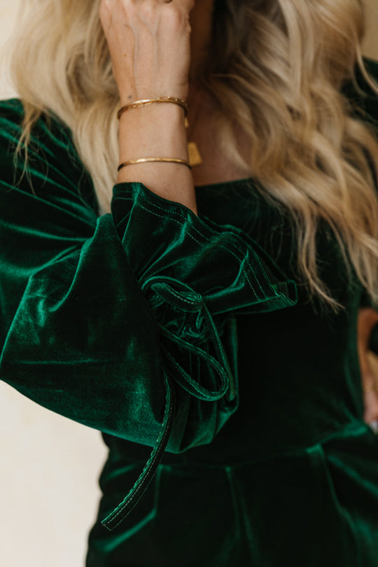 Scarlett Dress in Emerald