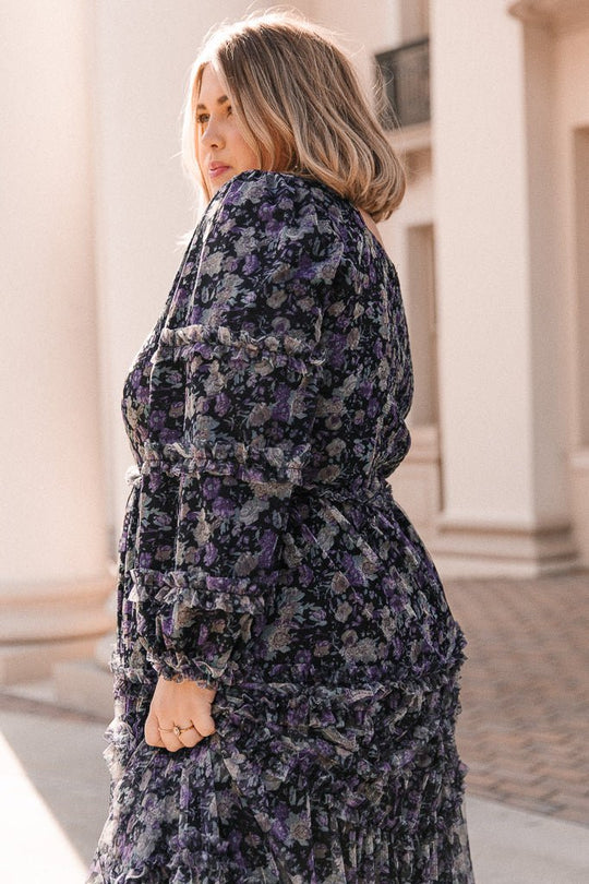 Catherine Dress in Dark Floral