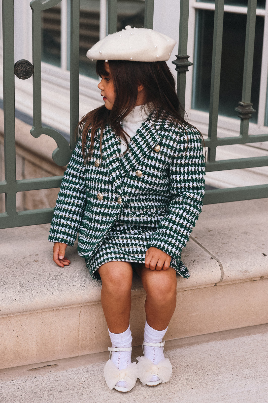 Mini Park Ave Skirt in Green