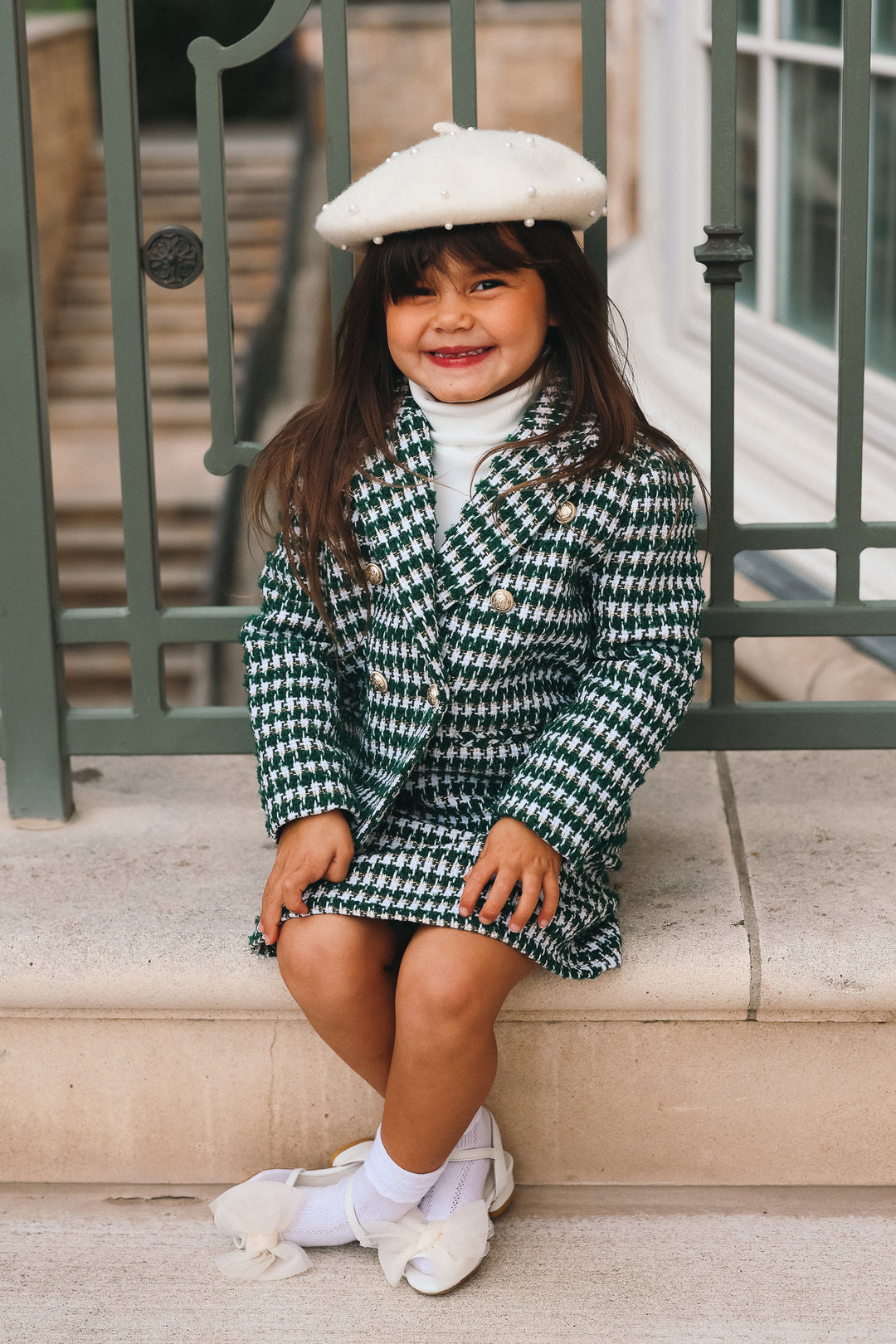 Mini Park Ave Blazer in Green