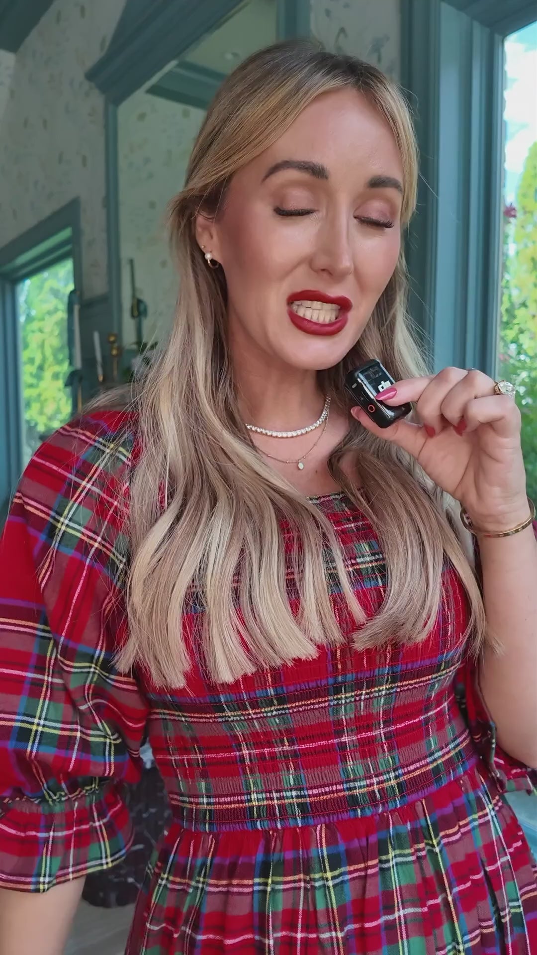 Madeline in Holiday Plaid.mov