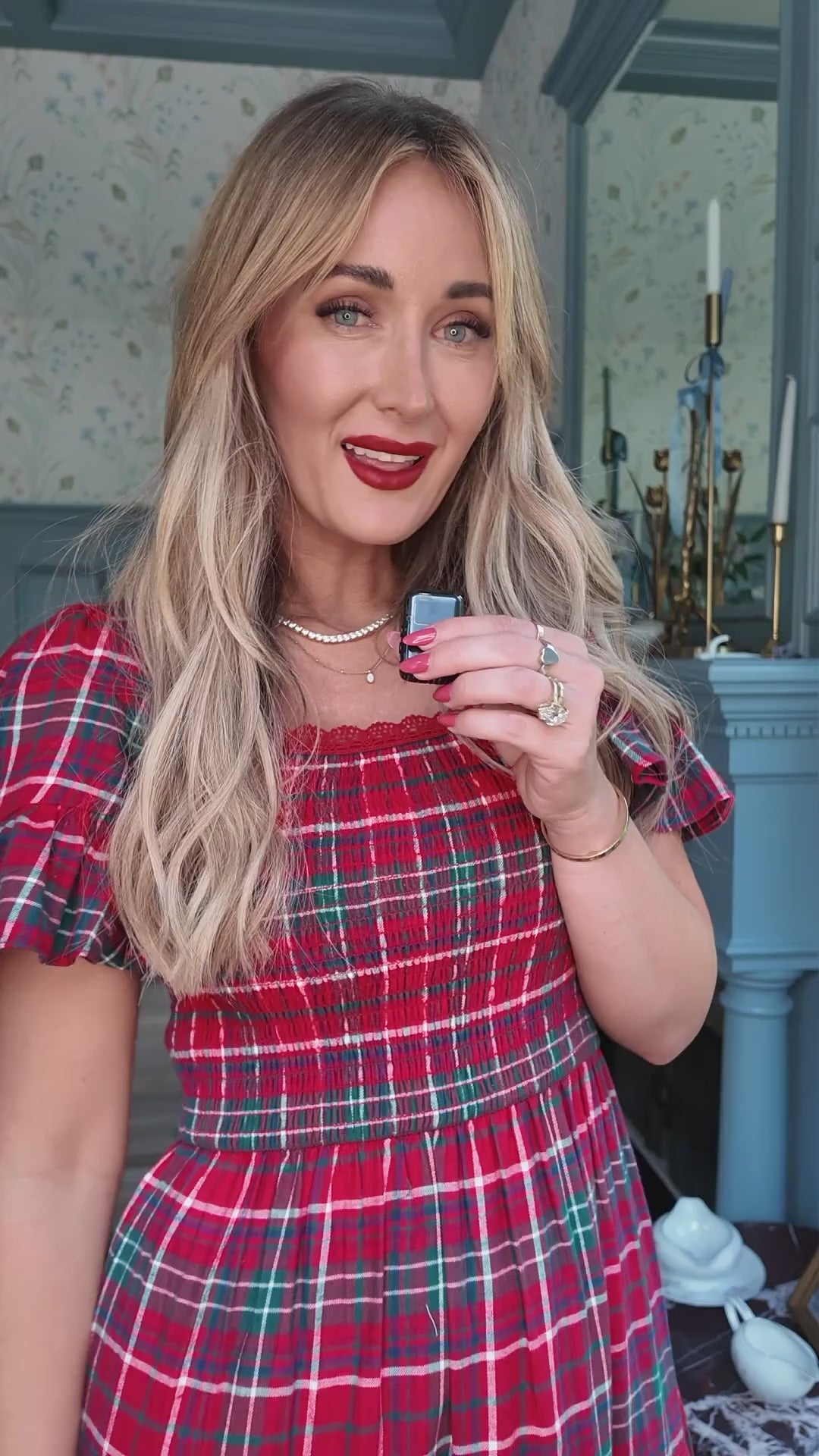 Rosario in Christmas Cheer Plaid.mov