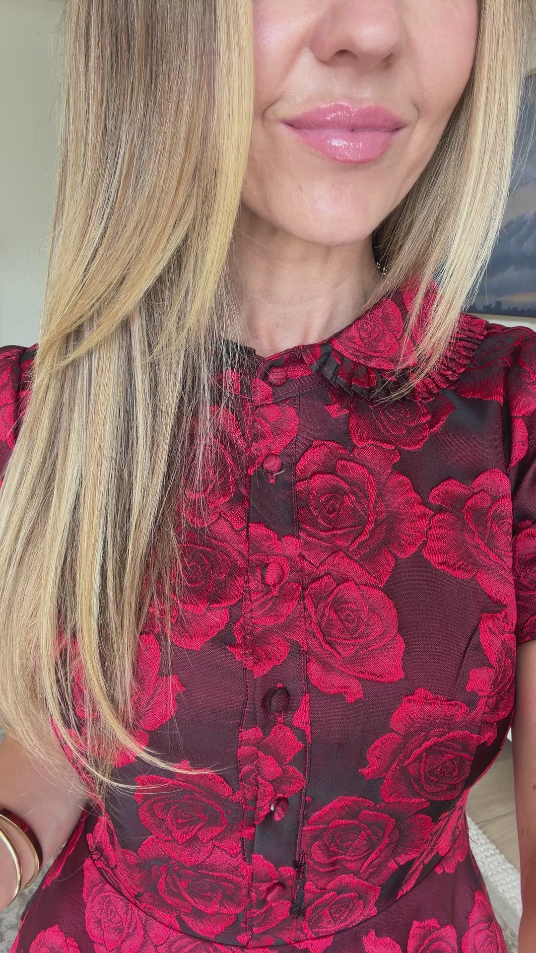 Remi Dress in Vibrant rose.mov