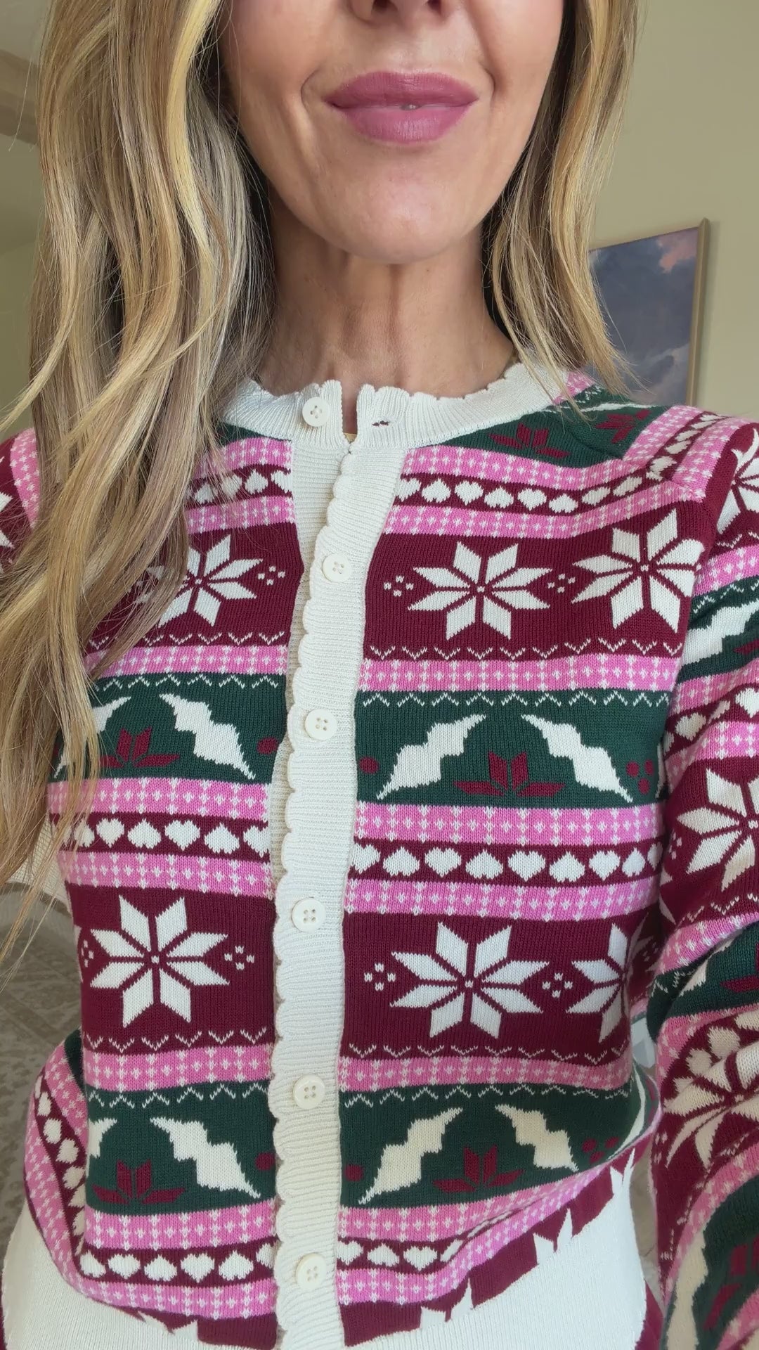 Cornelia Cardigan Faire Isle.mov