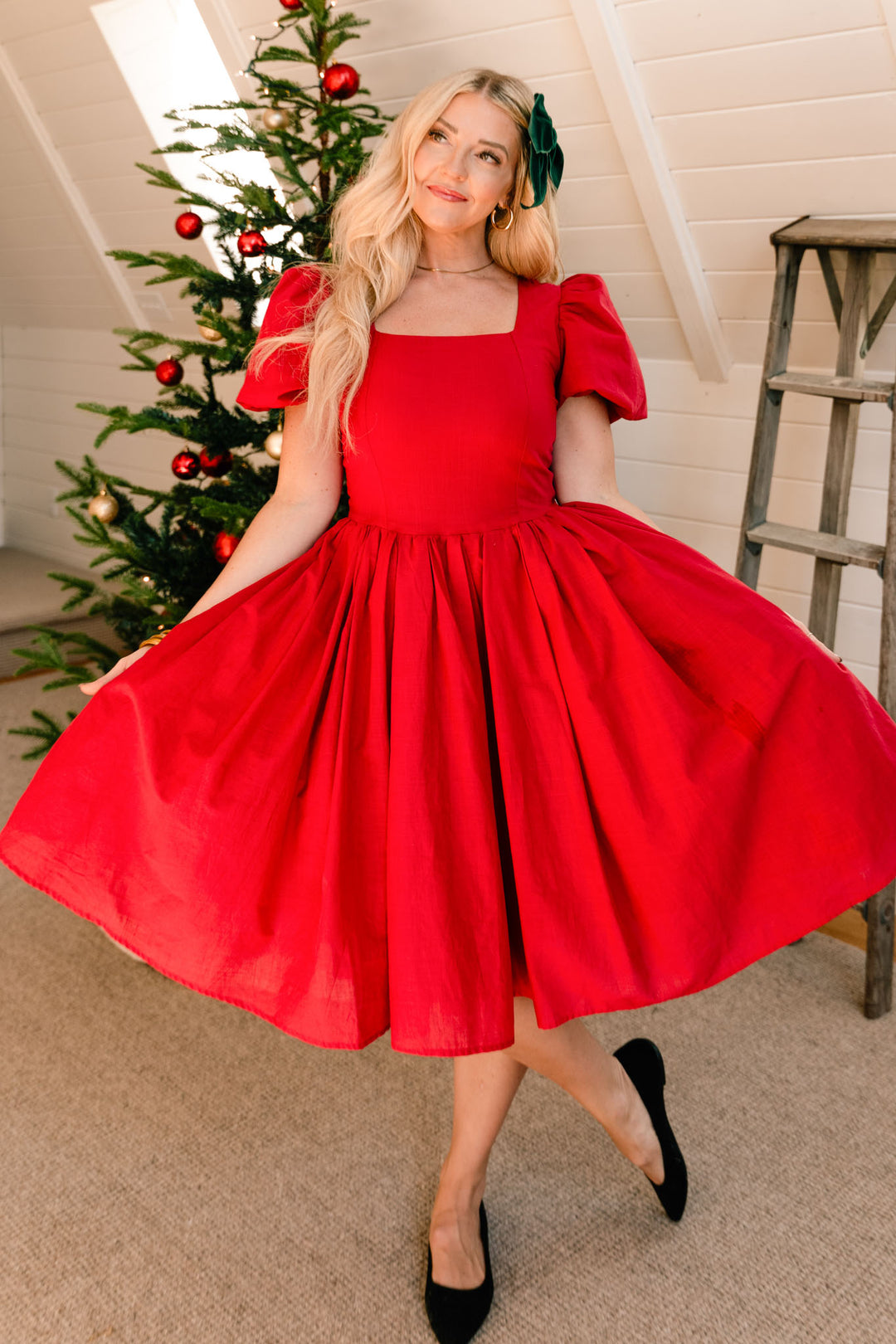 Cupcake Dress in Red