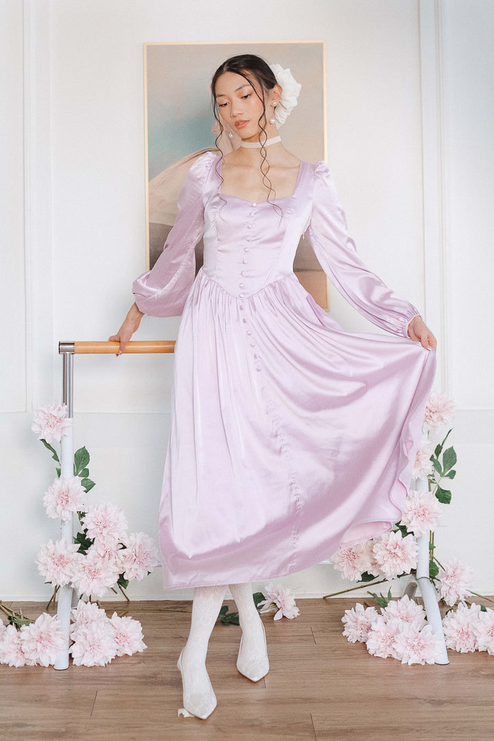 Valentina Dress in Lavender