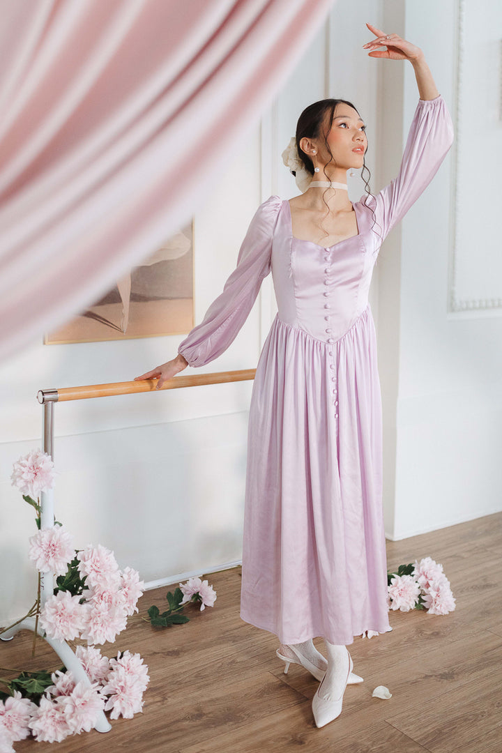 Valentina Dress in Lavender