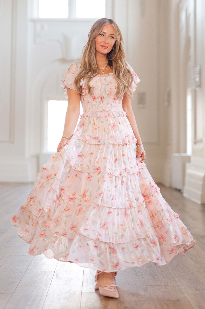 Winnie Dress in Pink Floral