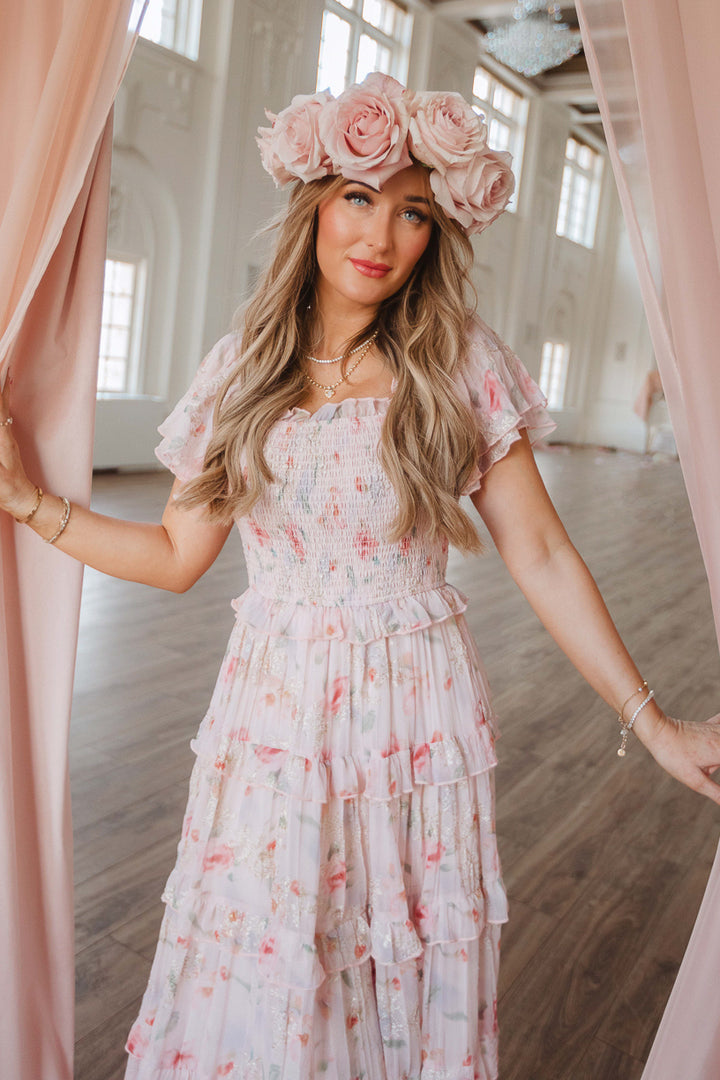 Winnie Dress in Pink Floral