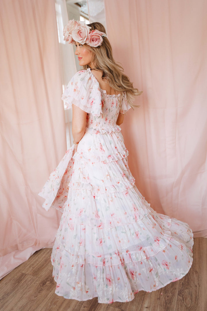 Winnie Dress in Pink Floral