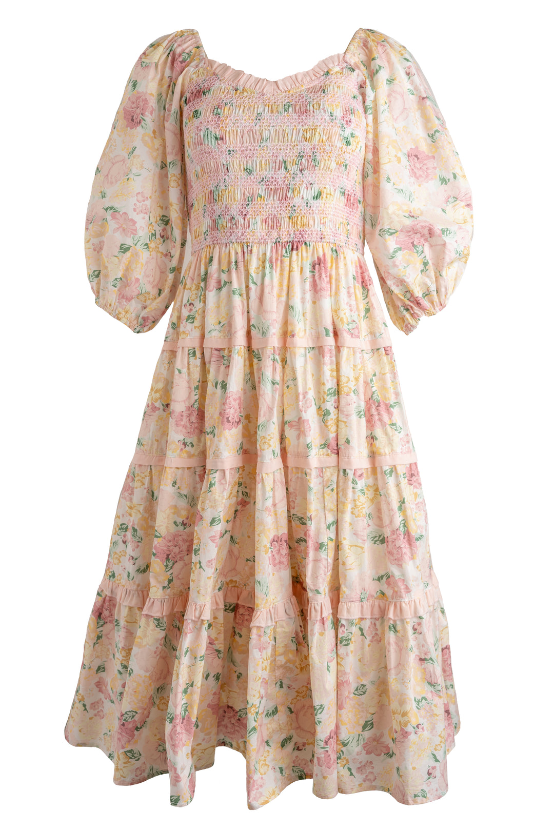 Roselyn Dress in Pastel Floral