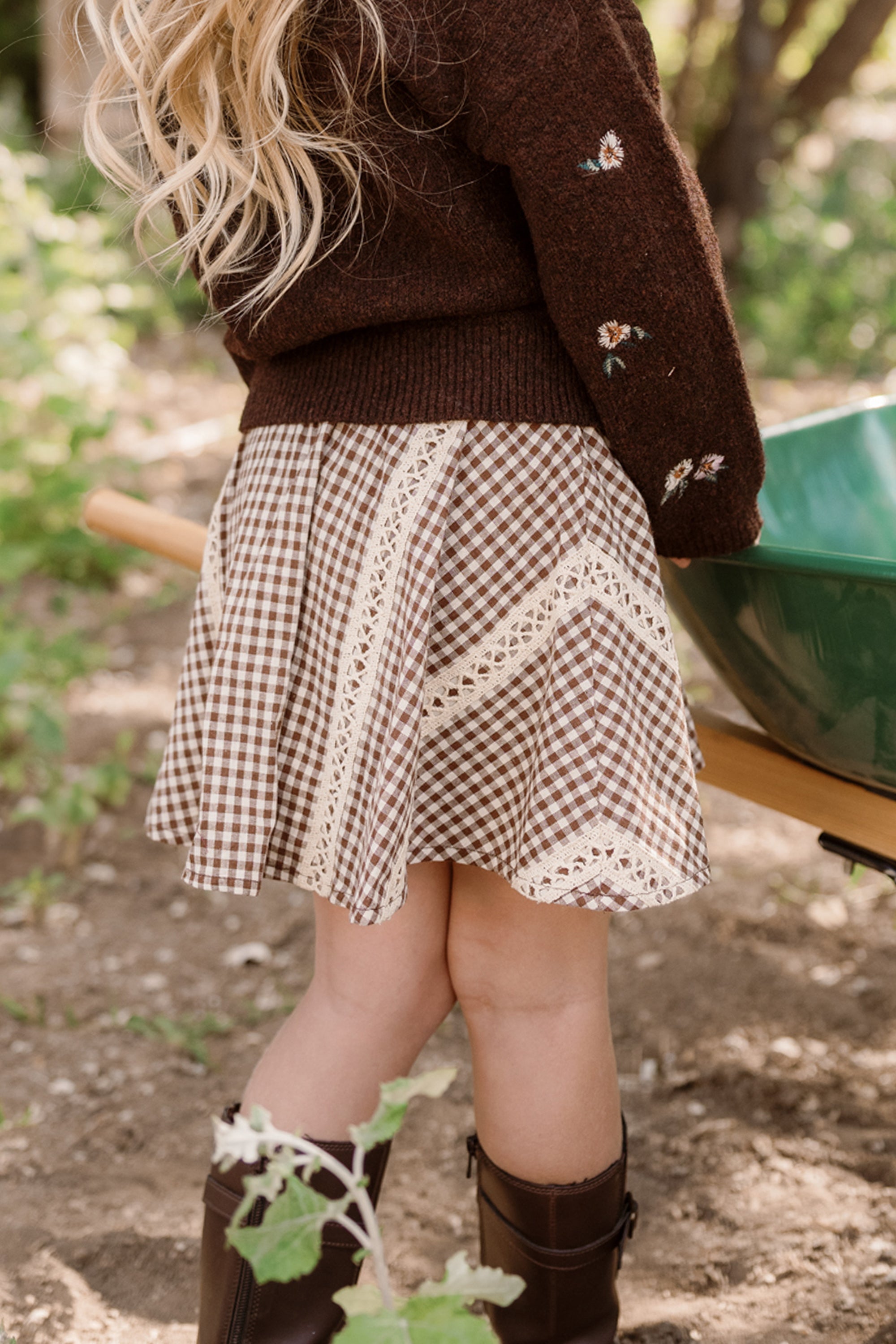 babytory 3-4y ビスチェivy skirt コンフェッティ スケポン Mini Tash Skort in Hickory Gingham – Ivy City Co