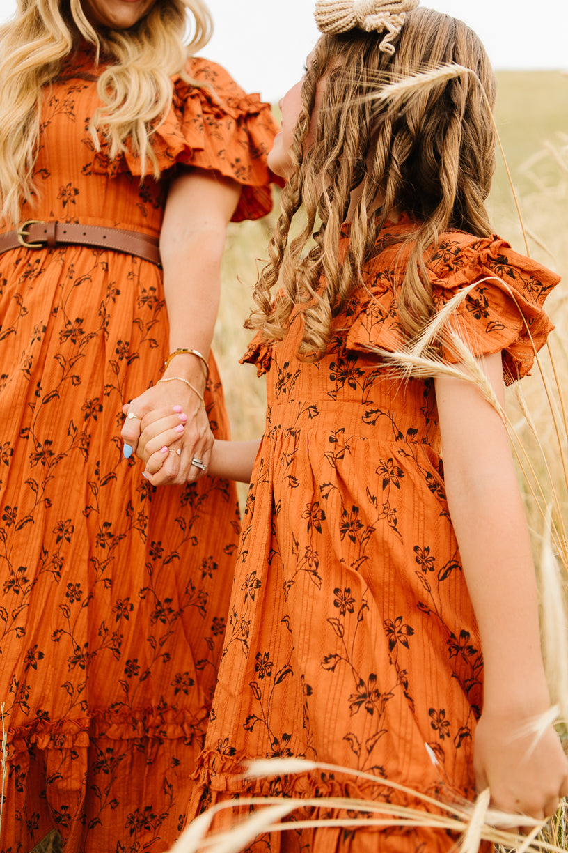 Mini Shae Dress in Burnt Orange Ivy City Co