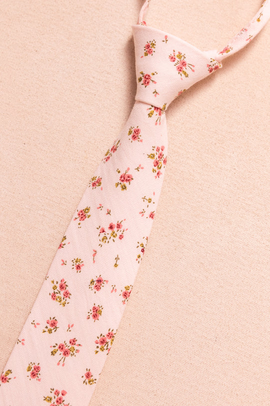 Ties in Madeline Pink Floral