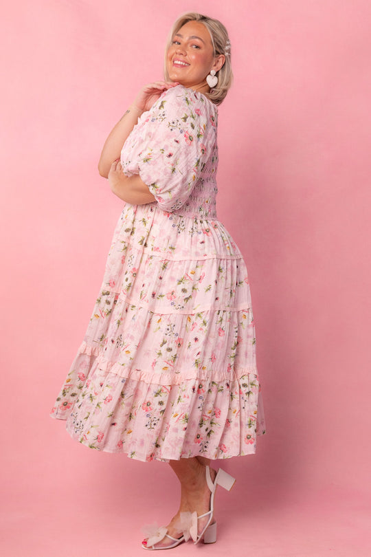 Roselyn Dress in Pink