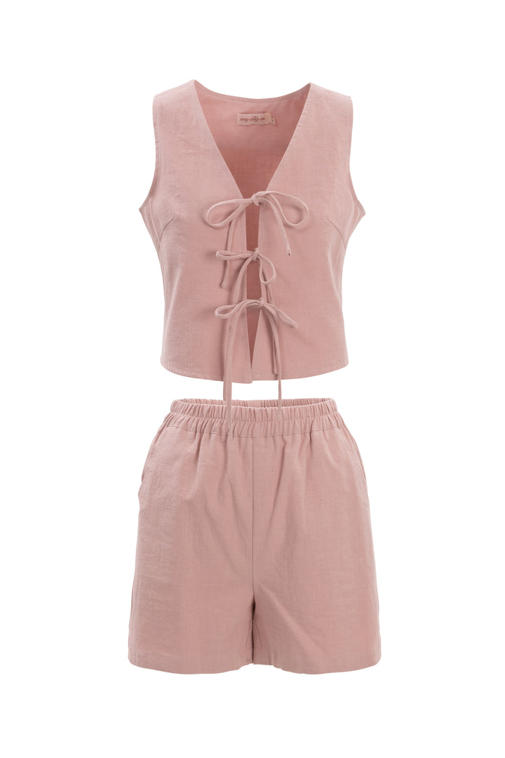 Skye Vest in Pink