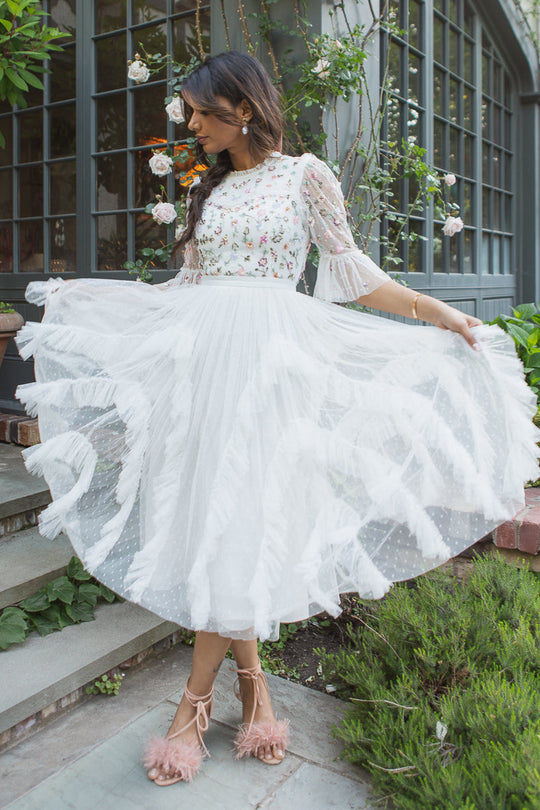 Paris Dress in White