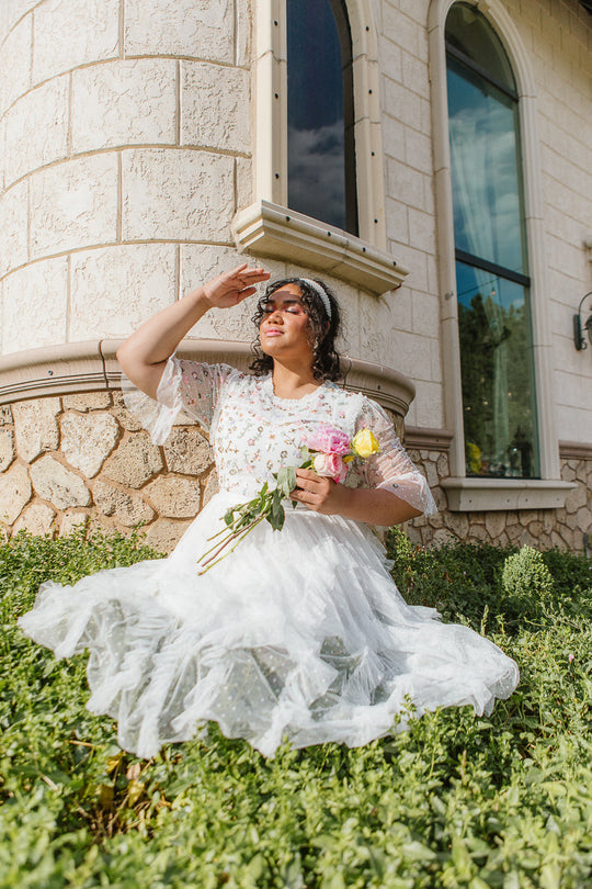 Paris Dress in White