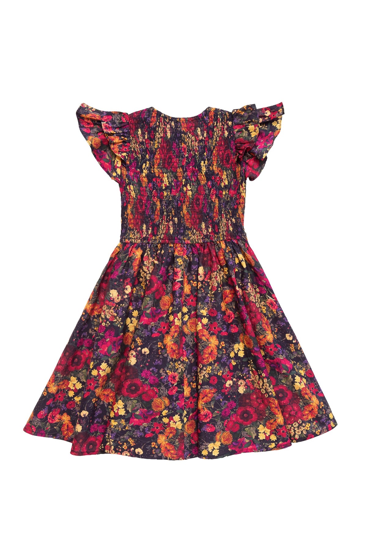 Mini Hattie Dress in Night Garden