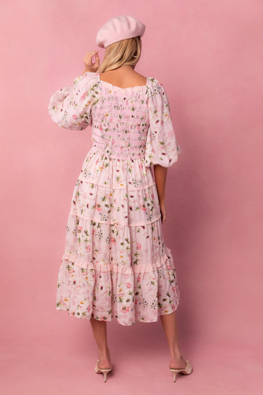 Roselyn Dress in Pink